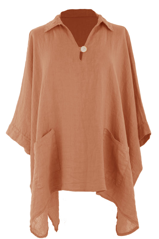 2 Pocket Linen Kaftan