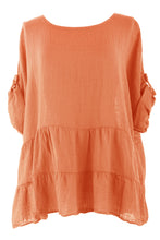 Load image into Gallery viewer, Tiered Hem Cotton Top
