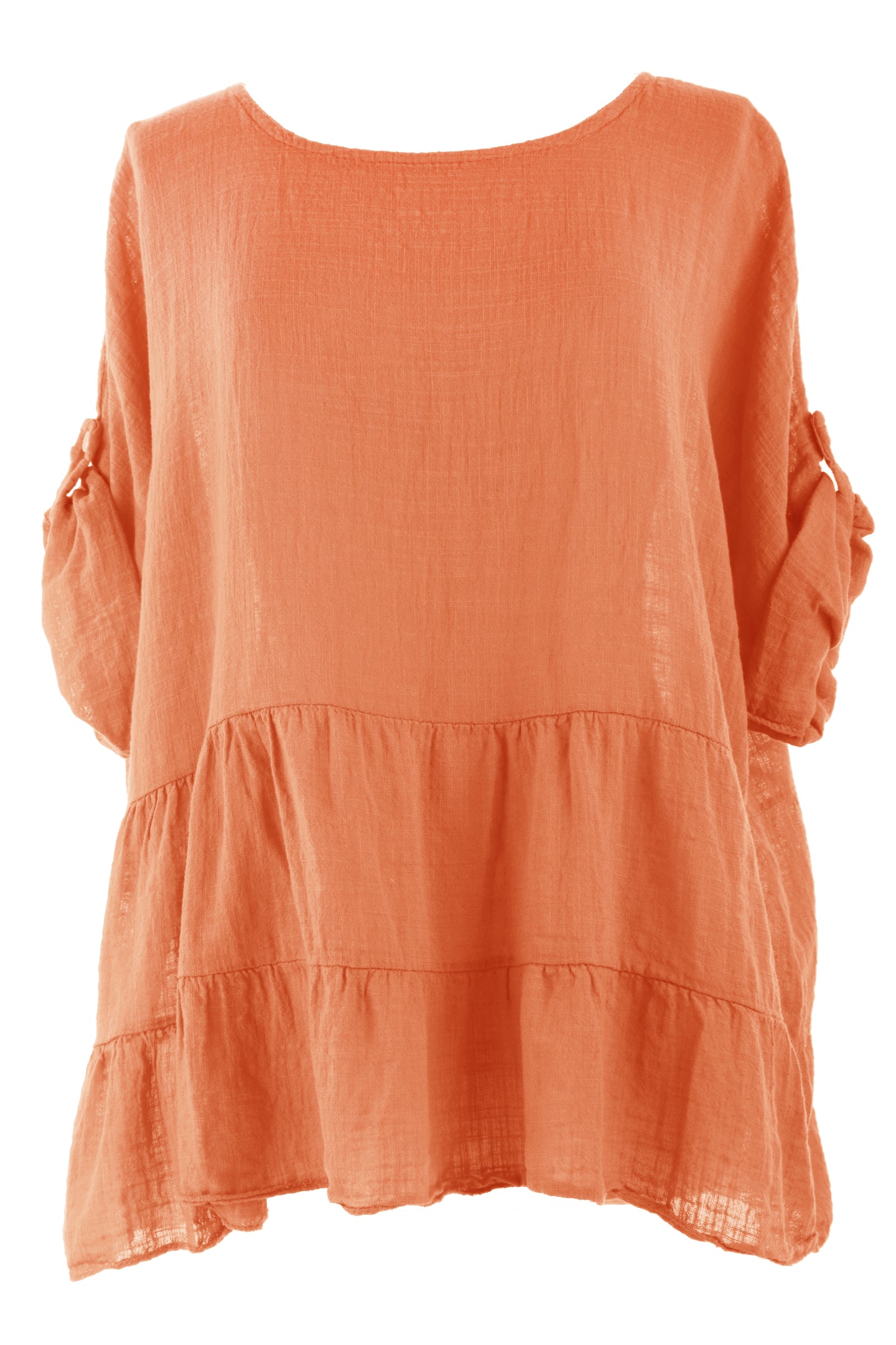 Tiered Hem Cotton Top