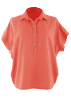 Load image into Gallery viewer, 3 Button Linen Shirt
