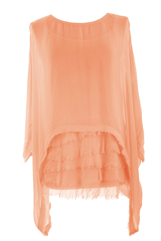 Rara Silk Top with Vest