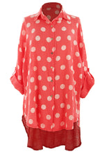 Load image into Gallery viewer, Polka Dot Cotton Shirt
