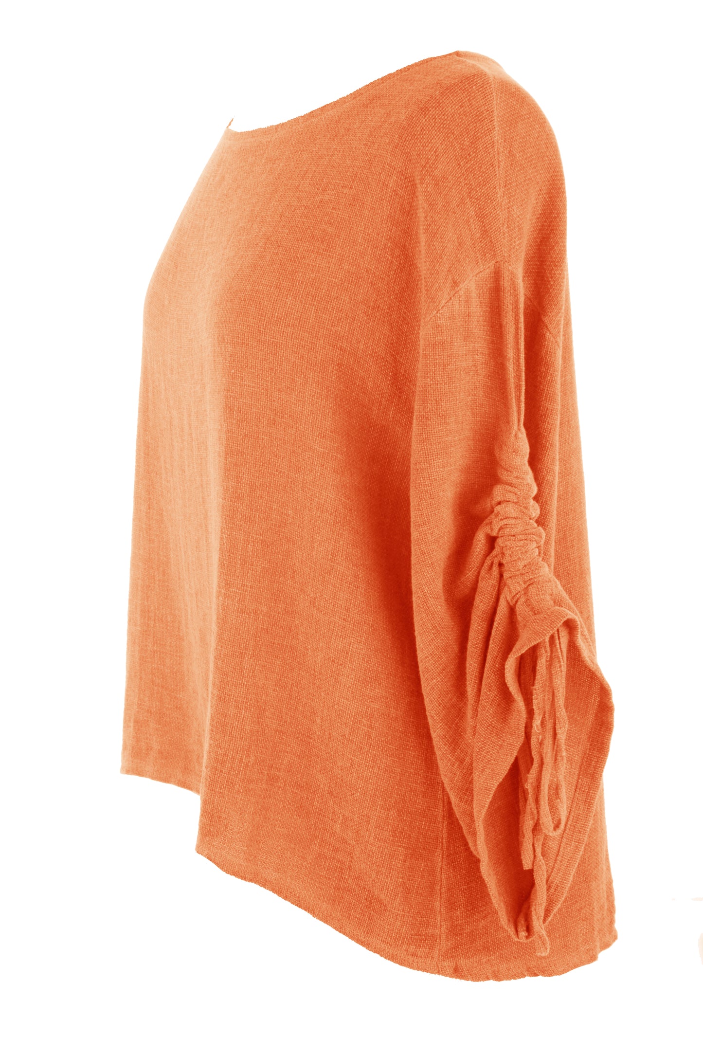 Ruched Sleeve Teabag Top