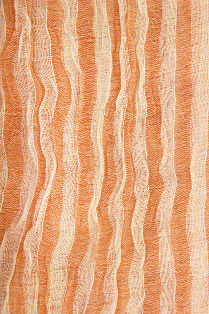 Stripe Crinkle Scarf