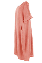 Load image into Gallery viewer, 2 Pocket Washed Linen Dress
