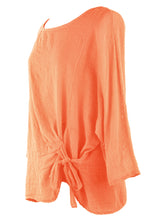 Load image into Gallery viewer, Side Tie Cotton Top
