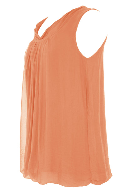 Puffball Silk Vest