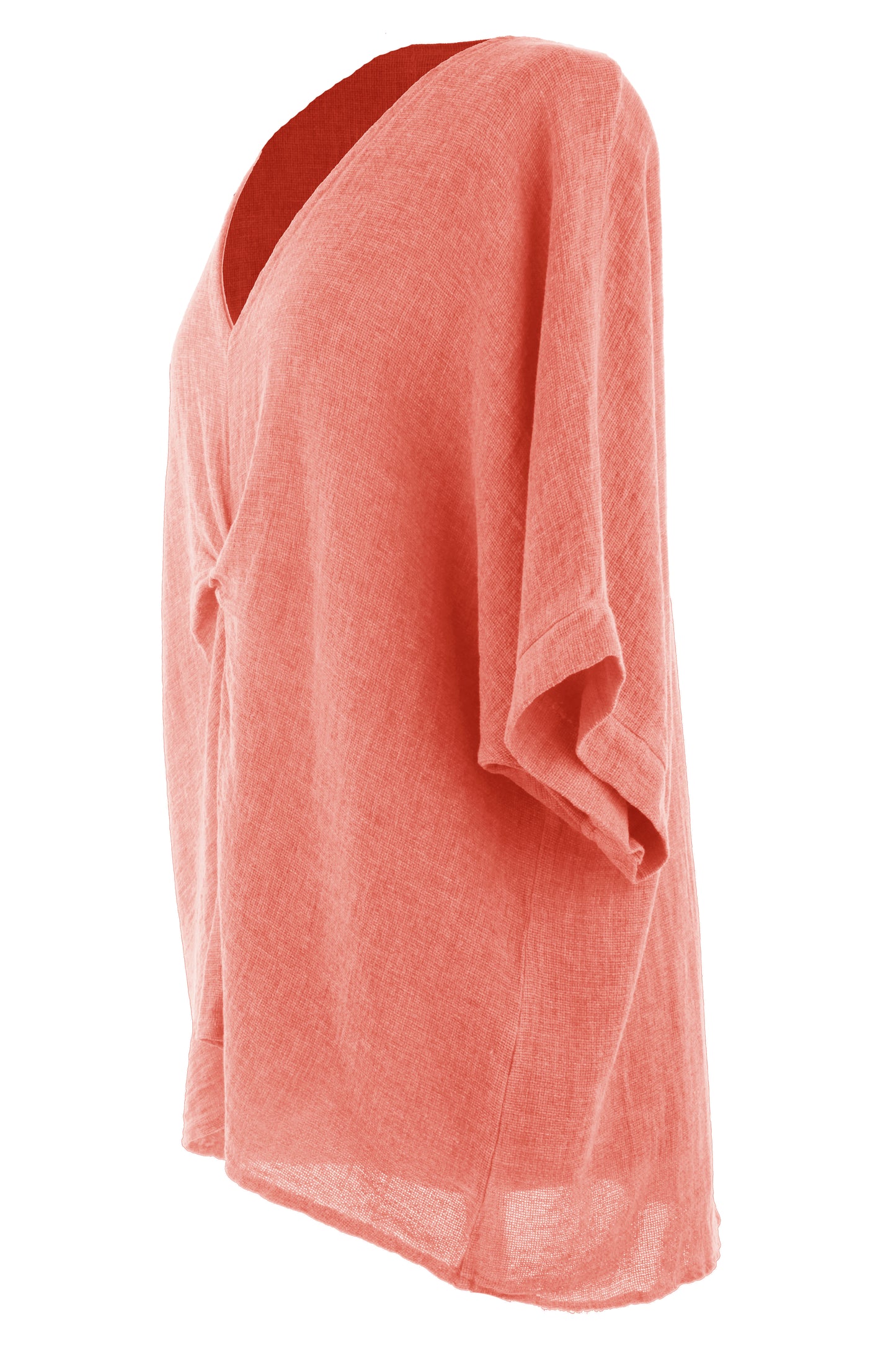 Twist Front Teabag Linen Top