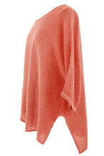 Load image into Gallery viewer, V Cutout Hem Linen Teabag Top
