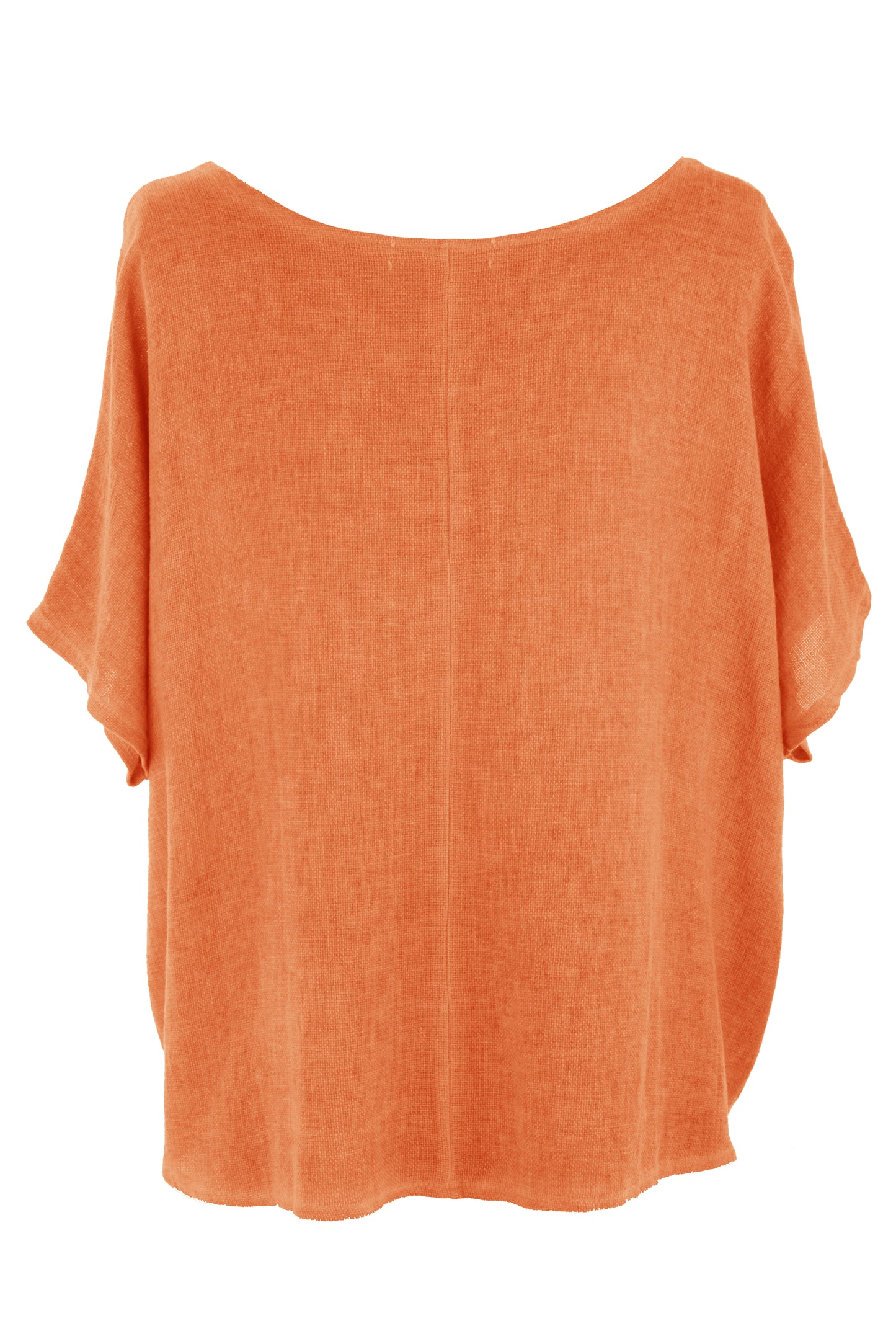 Pleat Detail Teabag Linen Top