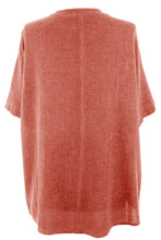 Load image into Gallery viewer, Twist Hem Teabag Linen Top
