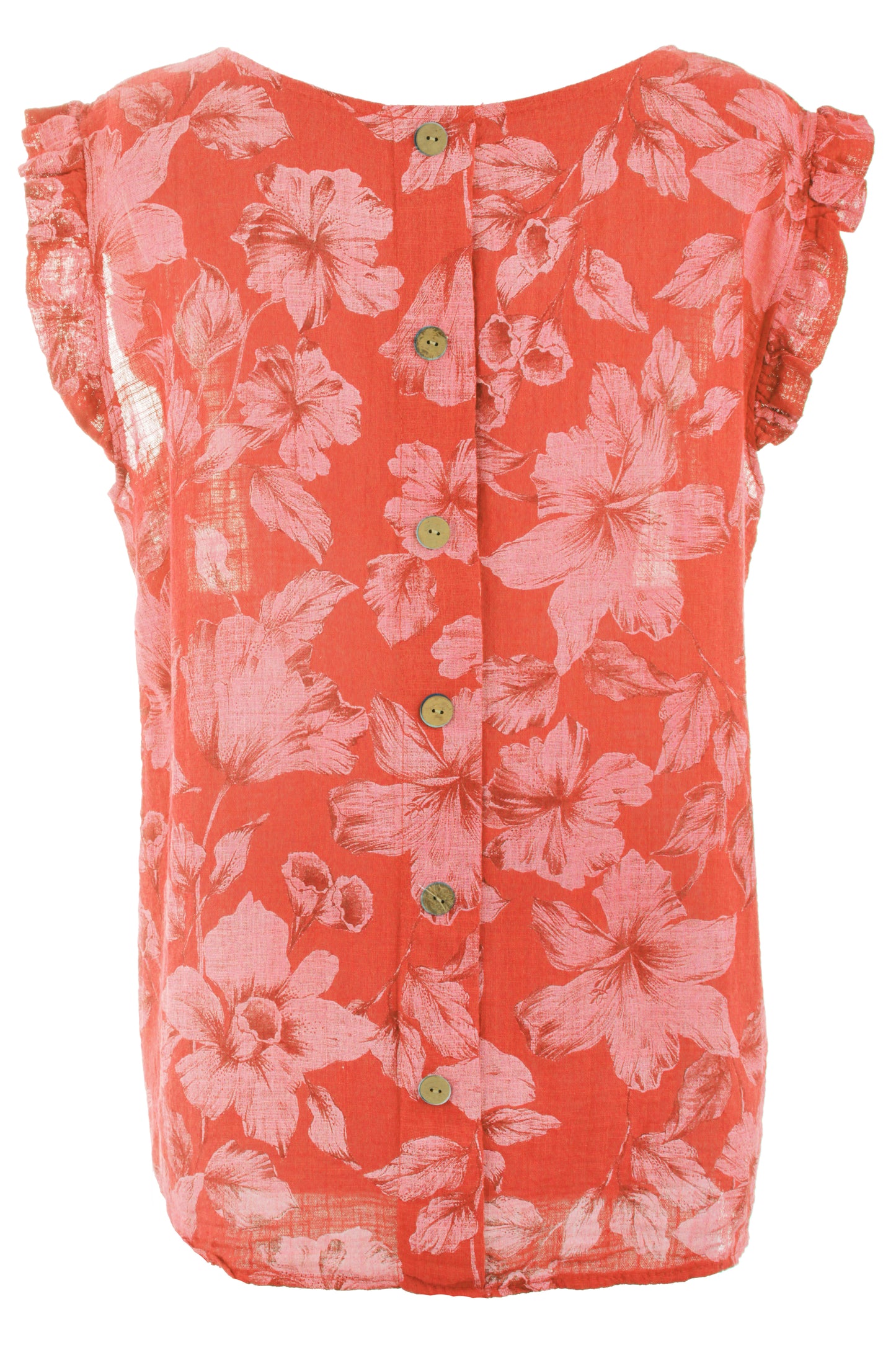 Floral Sleeveless Cotton Top