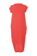 Load image into Gallery viewer, Cap Sleeve 2 Pocket Cotton Midi
