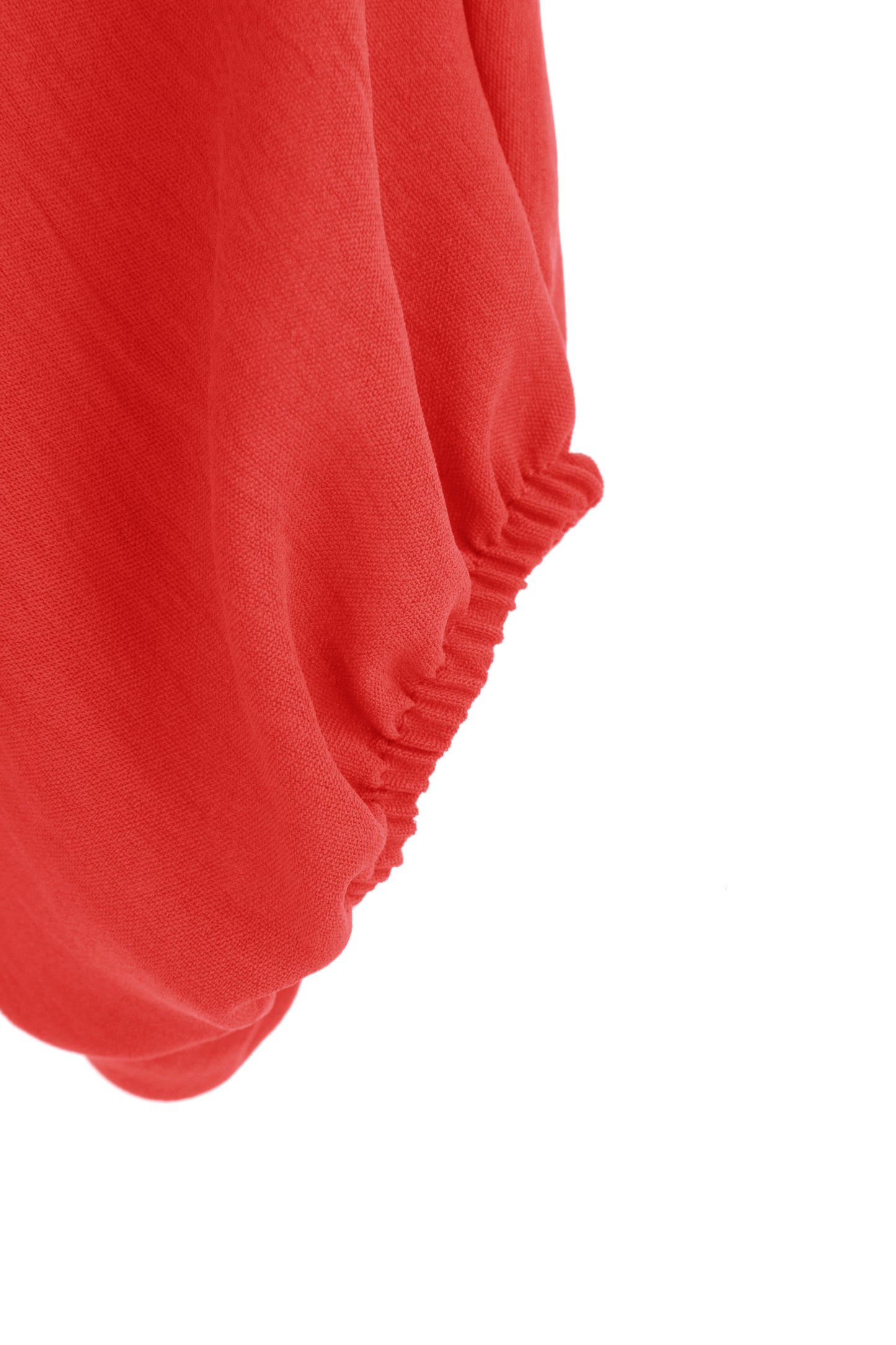 Puffball Hem Necklace Top
