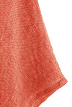 Load image into Gallery viewer, V Cutout Hem Linen Teabag Top
