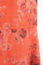 Load image into Gallery viewer, Floral Square Neck Linen Dress
