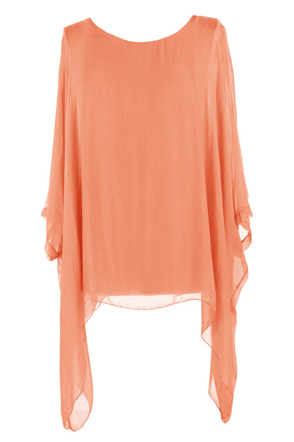 Batwing Silk Top