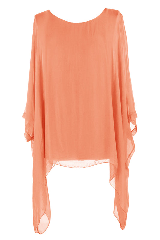 Batwing Silk Top