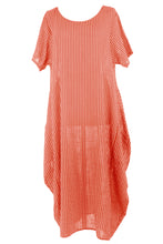 Load image into Gallery viewer, Stripe 2 Pocket Tulip Midi
