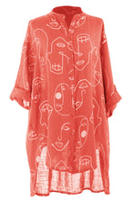 Load image into Gallery viewer, Abstract Face Cotton Shirt
