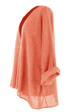 Load image into Gallery viewer, One Button Linen Cardigan
