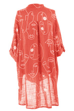 Load image into Gallery viewer, Abstract Face Cotton Shirt
