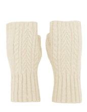 Load image into Gallery viewer, Fingerless Cashmere Knit Gloves

