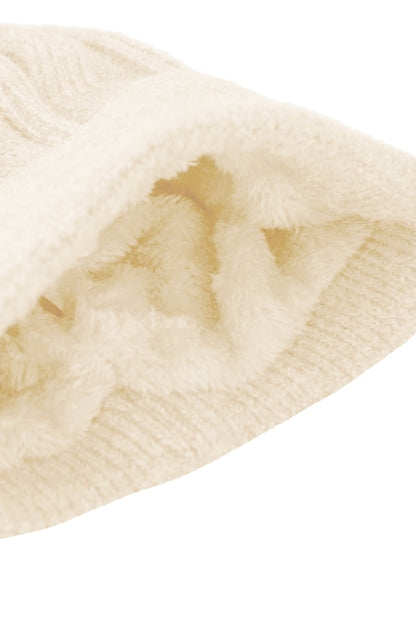 Zigzag Cashmere Knit Hat