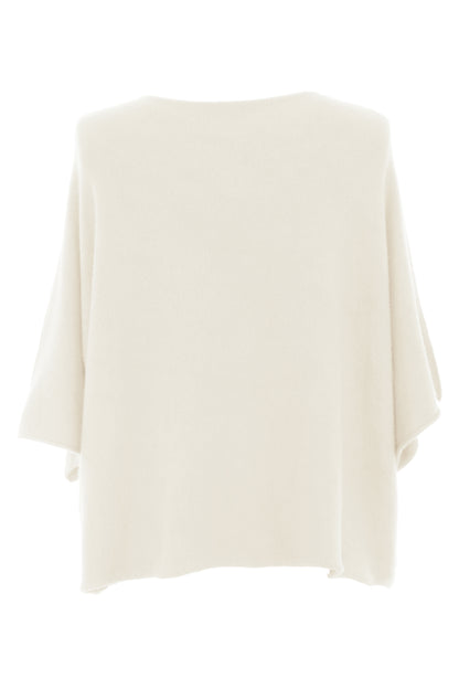 Batwing Short Sleeve Soft Knit Jumper