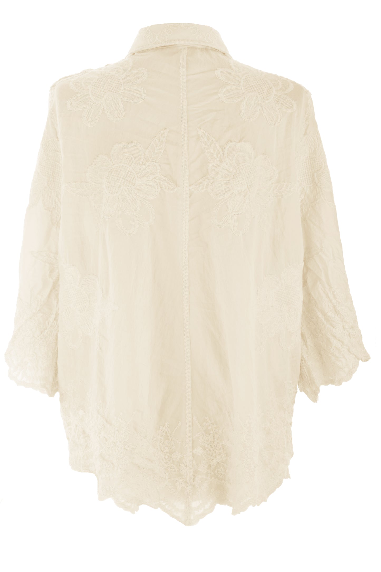 Floral Embroidery Shirt