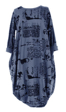 Load image into Gallery viewer, Flocking Script Midi Dress
