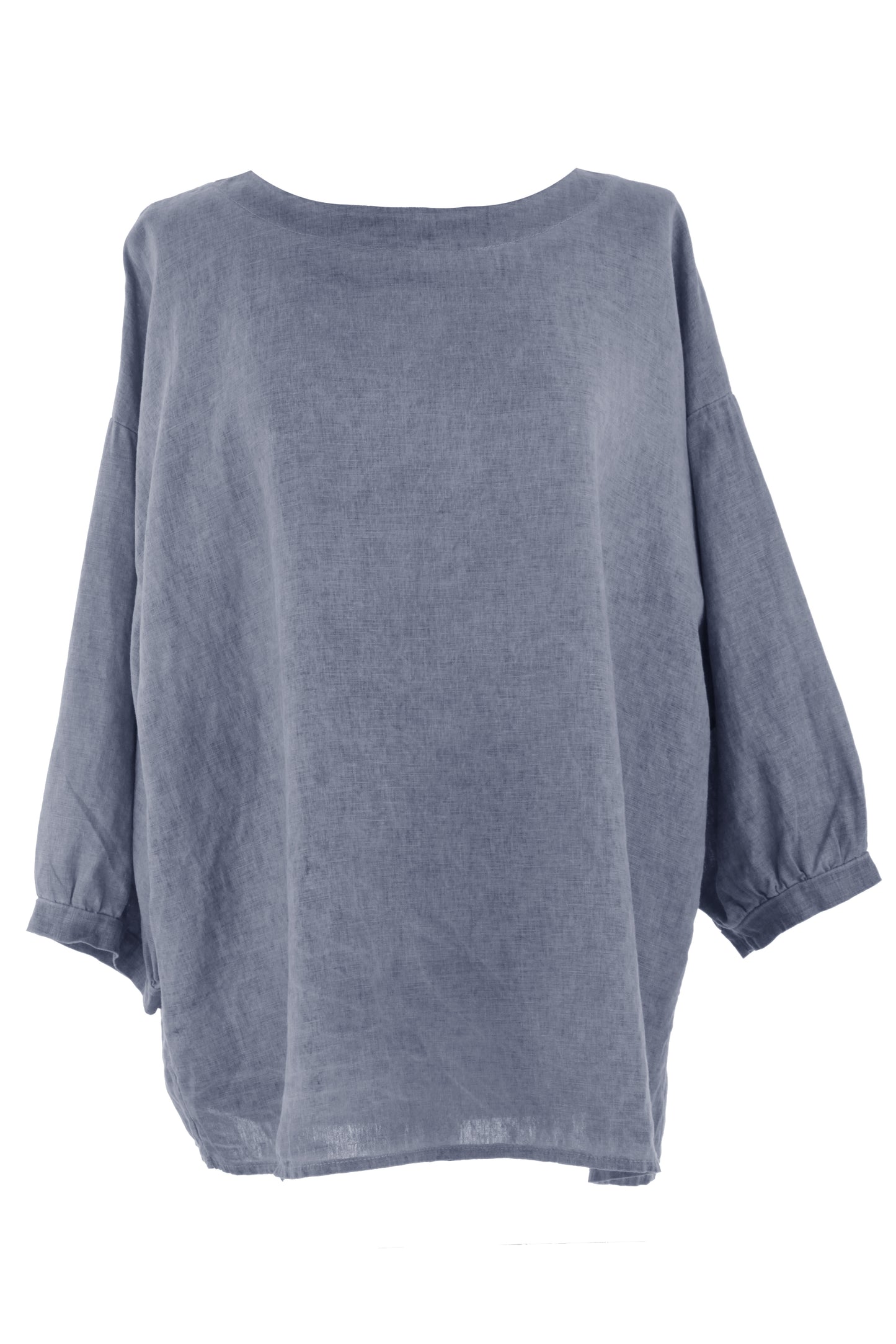 3/4 Cuff Sleeve Linen Top