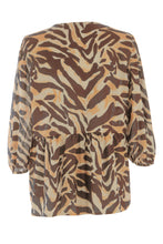 Load image into Gallery viewer, Zebra Print 3 Tie Top
