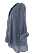 Load image into Gallery viewer, One Button Linen Cardigan
