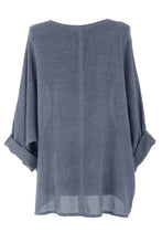 Load image into Gallery viewer, One Button Linen Cardigan
