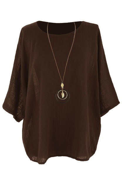 Cotton Necklace Top