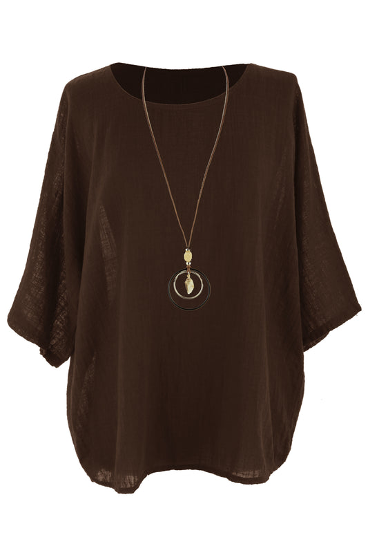 Cotton Necklace Top