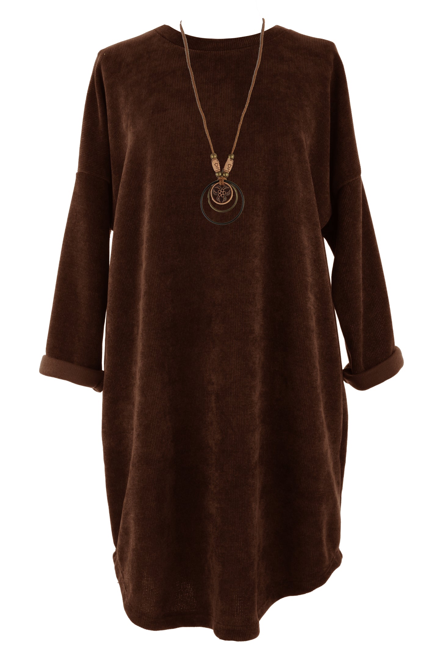 Chenille Necklace Dress