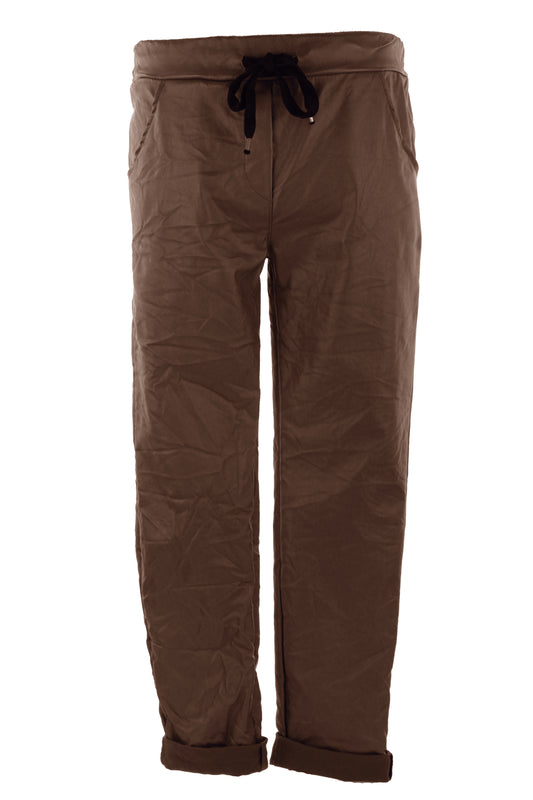 Faux Leather Trouser