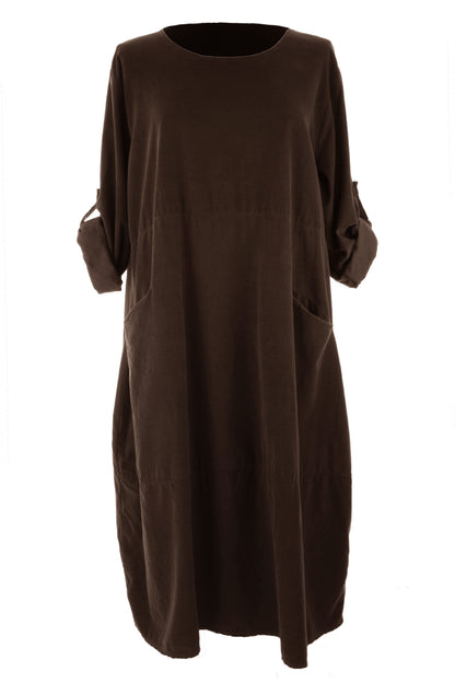 2 Pocket Corduroy Midi