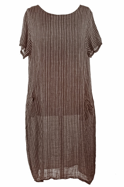 2 Pocket Stripe Dress