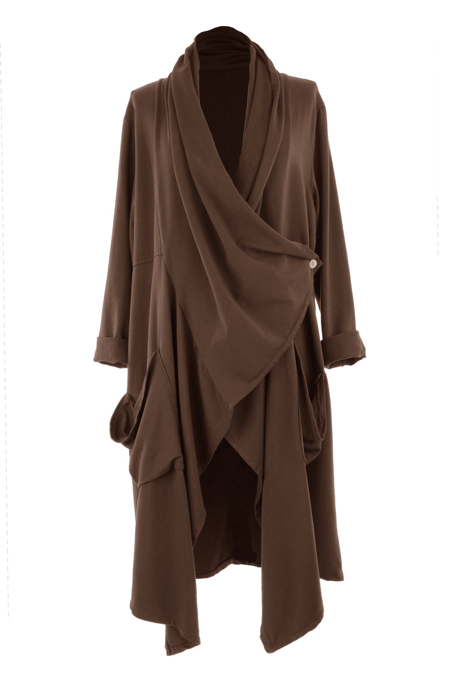 Crossover Jersey Cardigan