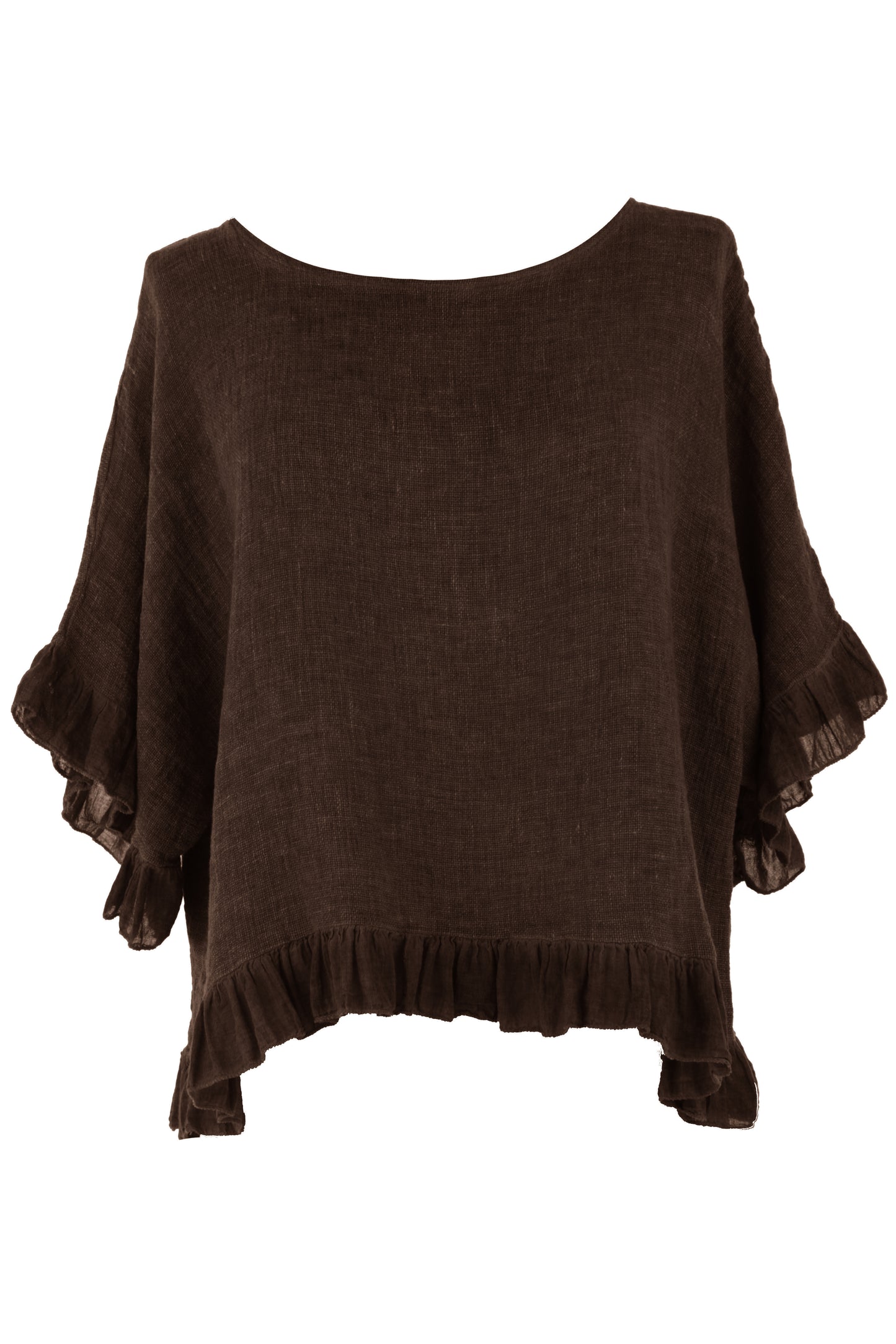 Frill Hem Teabag Top