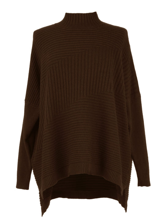Ribbed Panel Jumper