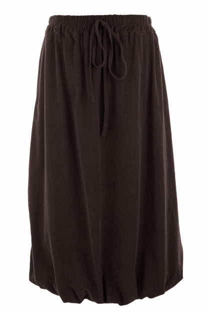 Puffball Corduroy Skirt