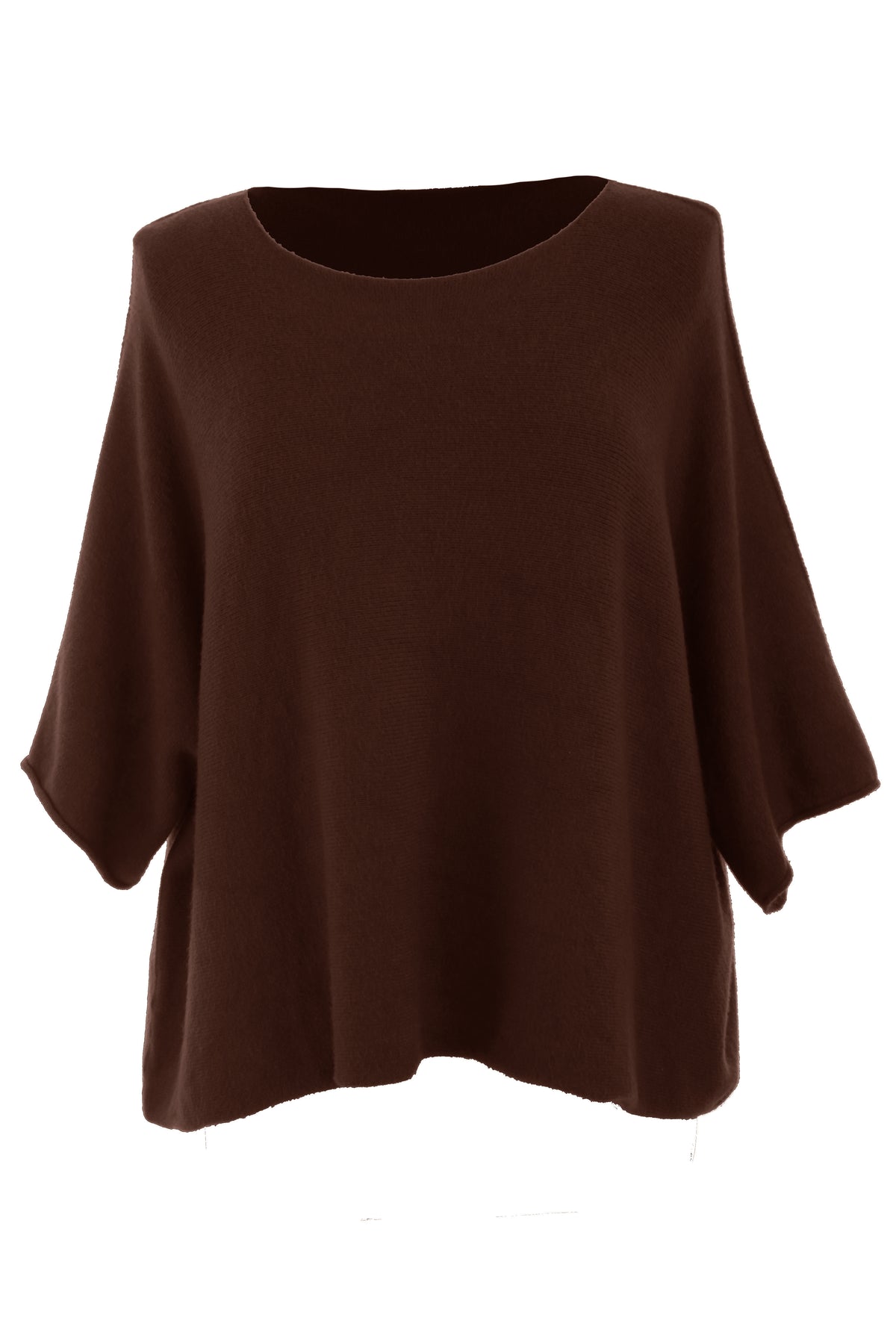 Batwing Short Sleeve Soft Knit Jumper