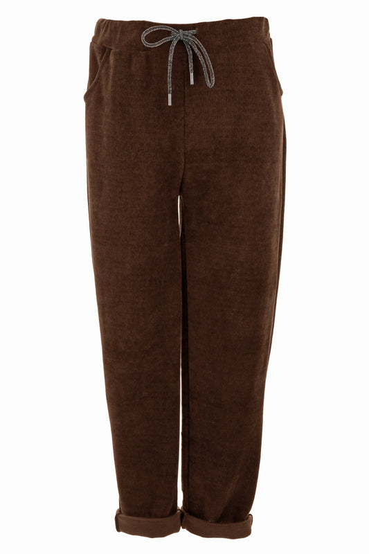 2 Pocket Chenille Trouser