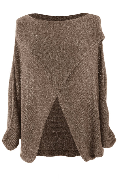 Crossover Lurex Top