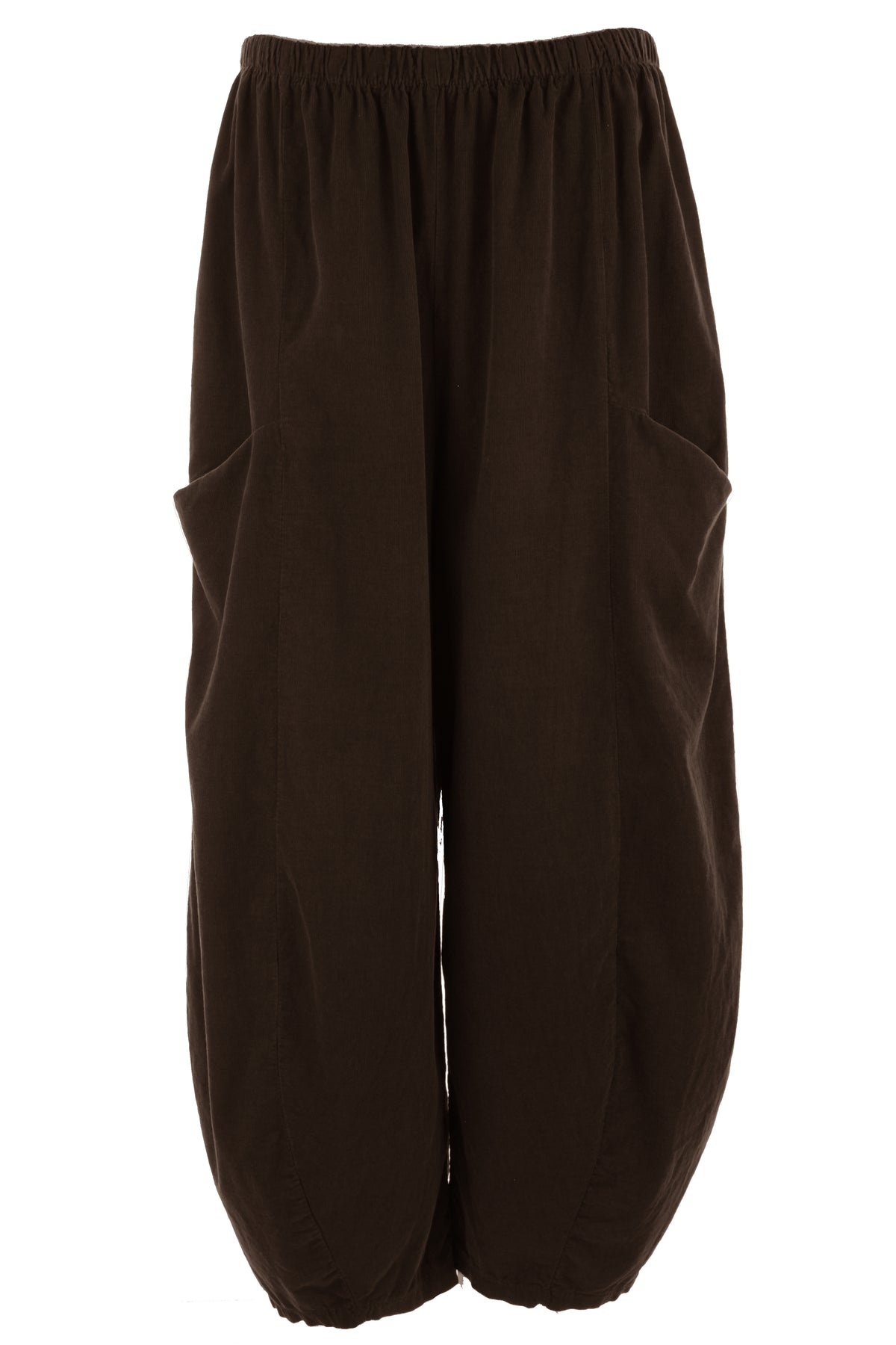 2 Slit Pocket Barrel Leg Corduroy Trouser