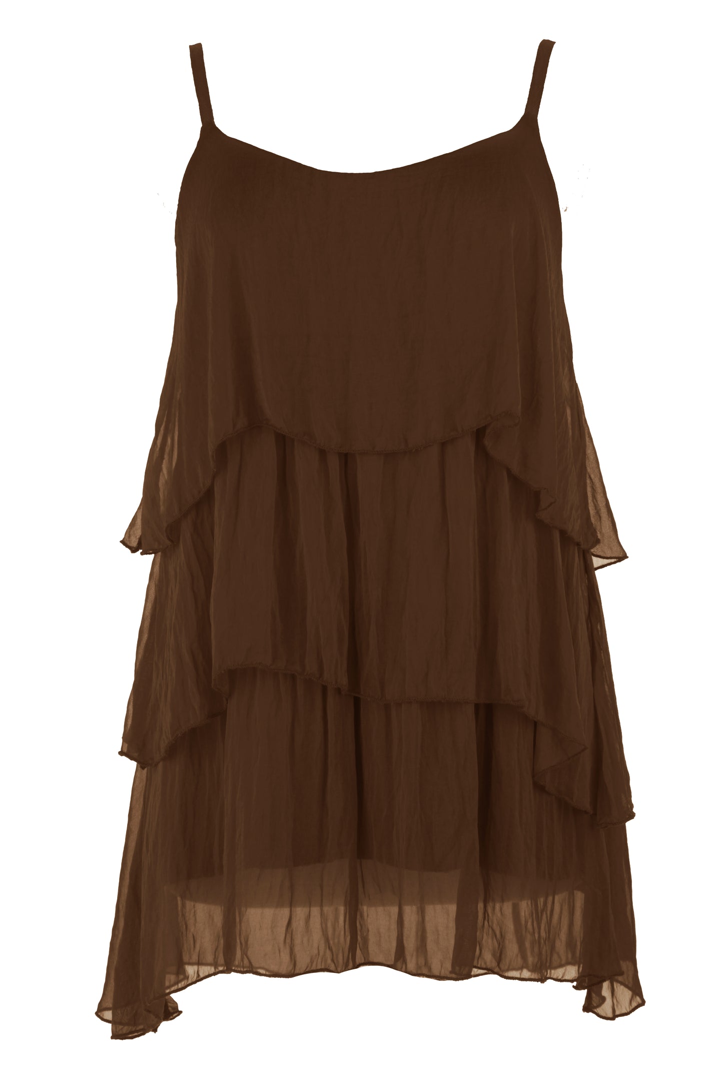Ruffle Silk Top